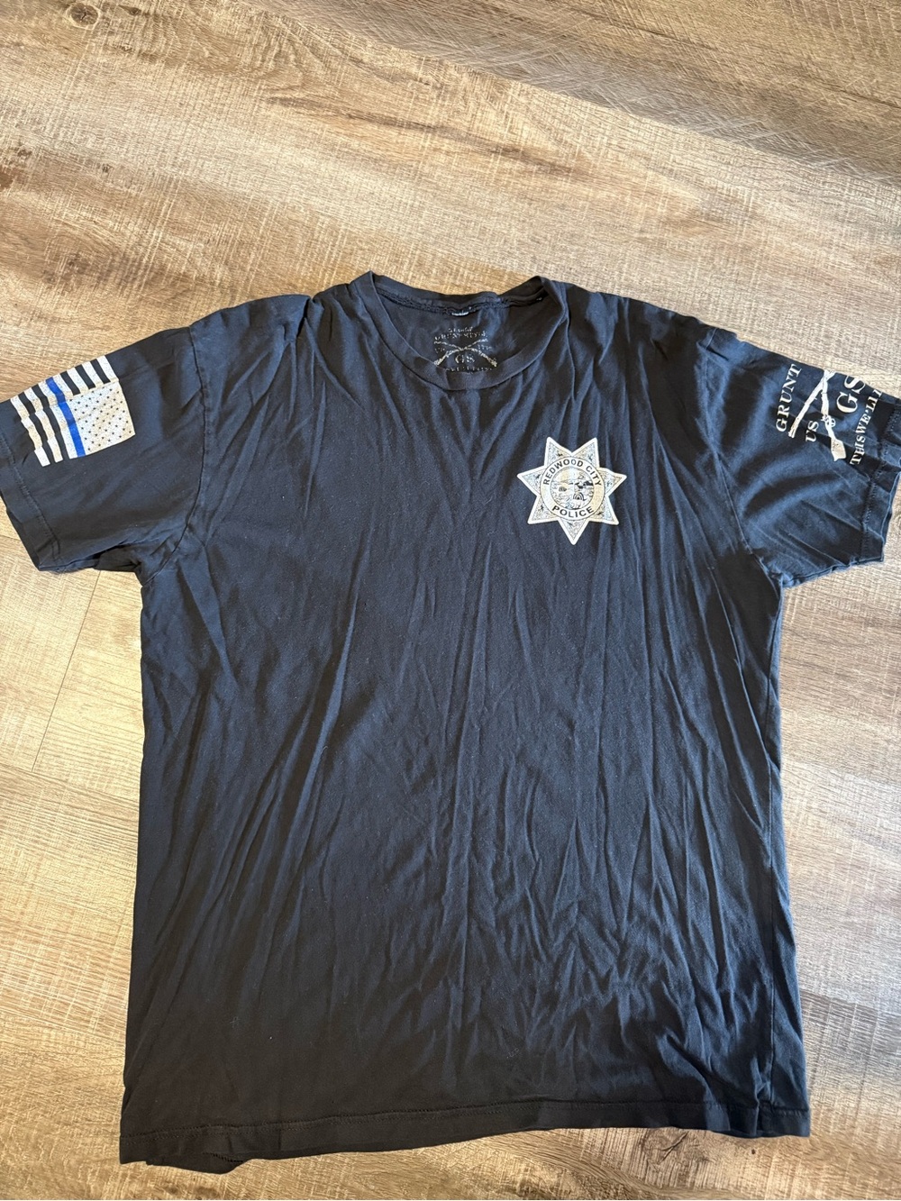 Grunt Style Redwood City Police Memorial Shirt